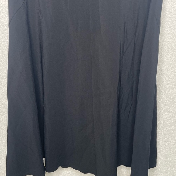 Theory dress midi black cut out NWT sz 8 Crisp Poly - Picture 4 of 9